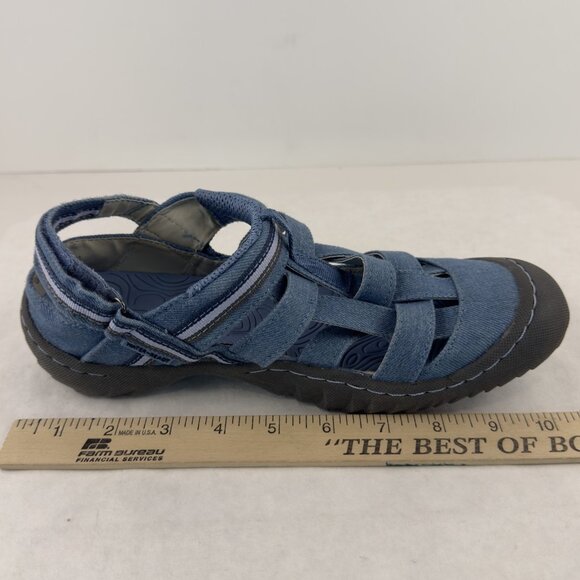 JBU Fisherman Sandals Womens Size 8.5M Jambu Olympia Water Ready Blue Gray NEW - Picture 15 of 16